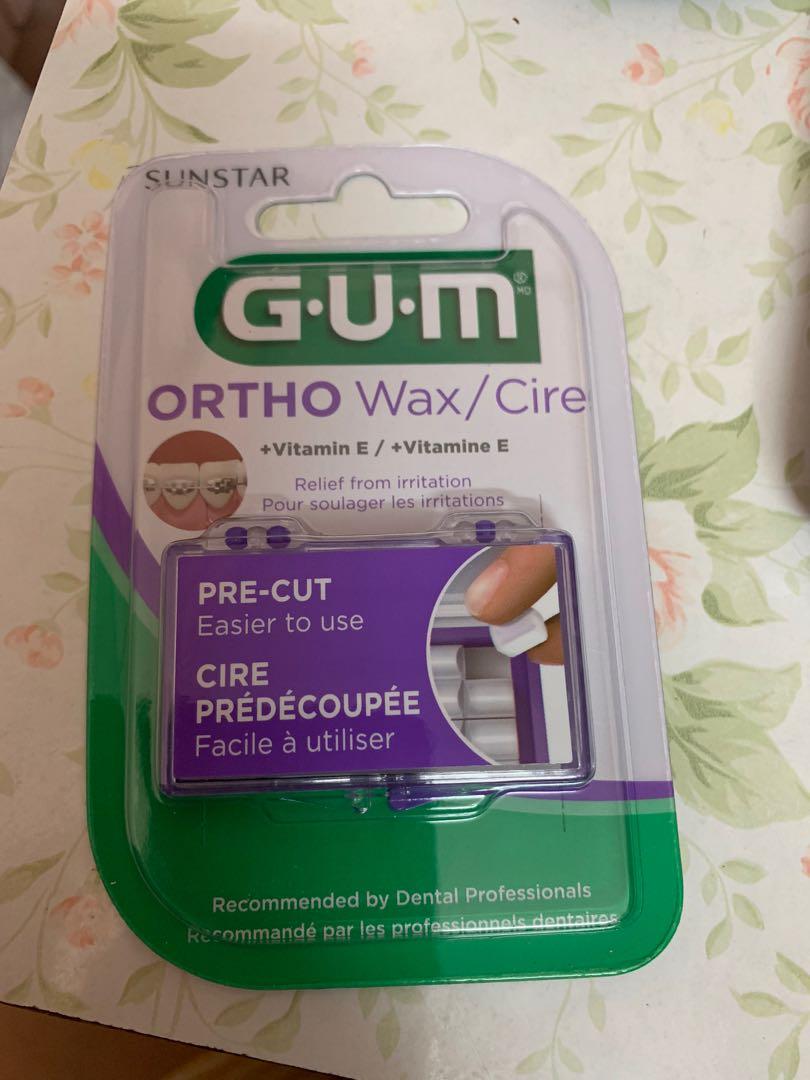 GUM® Orthodontic Wax, 健康及營養食用品, 醫療用品和工具 Carousell