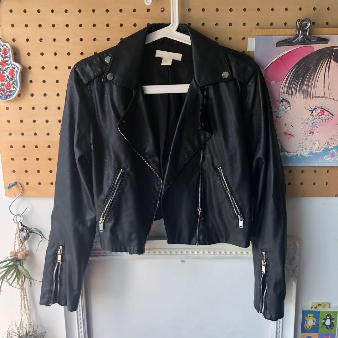 H&m leather blazer Clearance