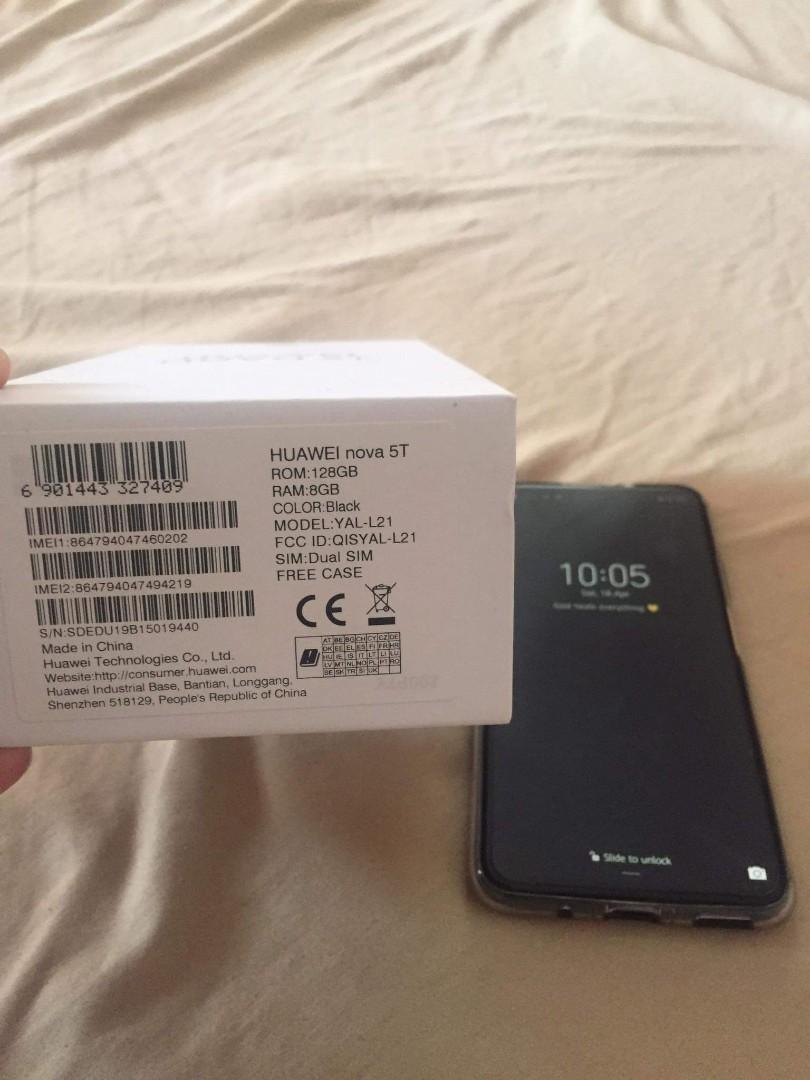 Huawei Nova 5t 12 000 Complete Set Mobile Phones Tablets Android Phones Huawei On Carousell