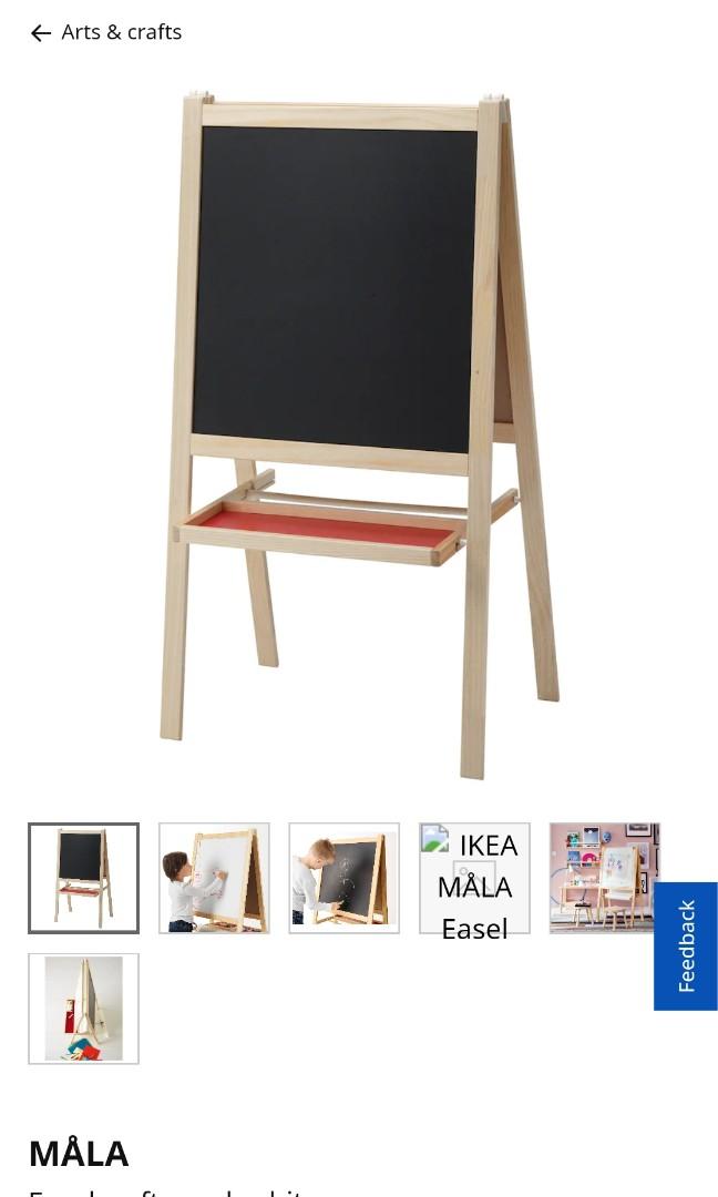 Ikea Easel Blackboard and Whiteboard, Babies & Kids, Baby Nursery