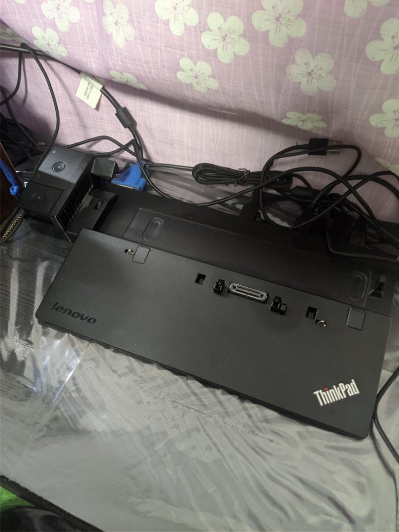 Station D'accueil Lenovo ThinkPad Ultra Dock Type 40A1 - 40A1006 - Ports DP, DVI, VGA, USB 3.0 - Occasion