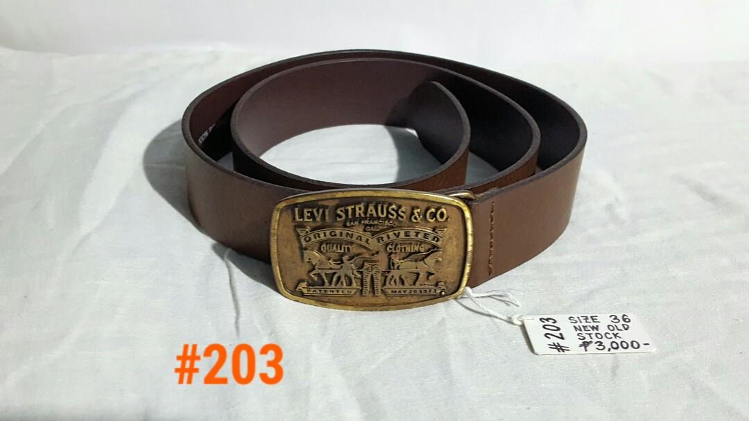 levi belt sizes