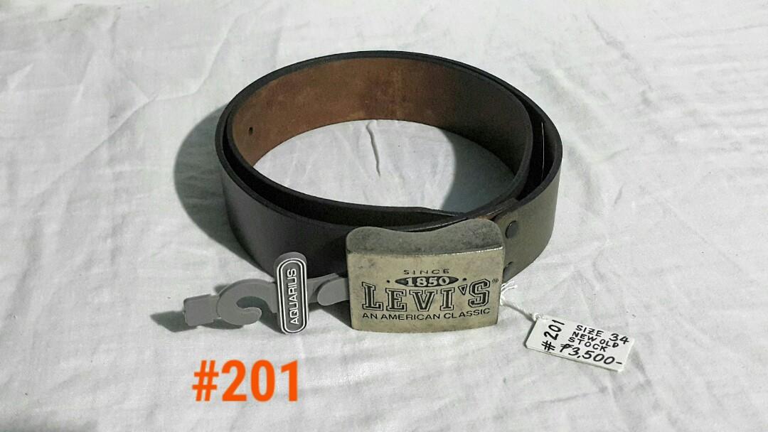 Leather belt Levi's Brown size 80 cm in Leather - 32228080