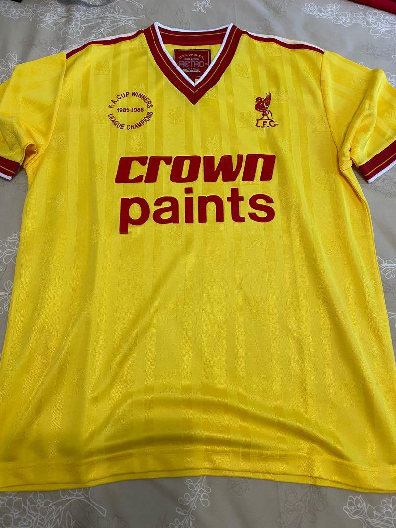 liverpool yellow crown paints shirt