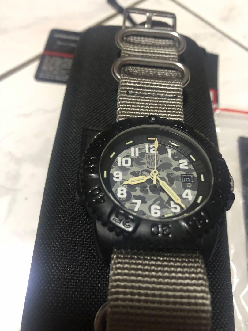 Luminox stussy x bape