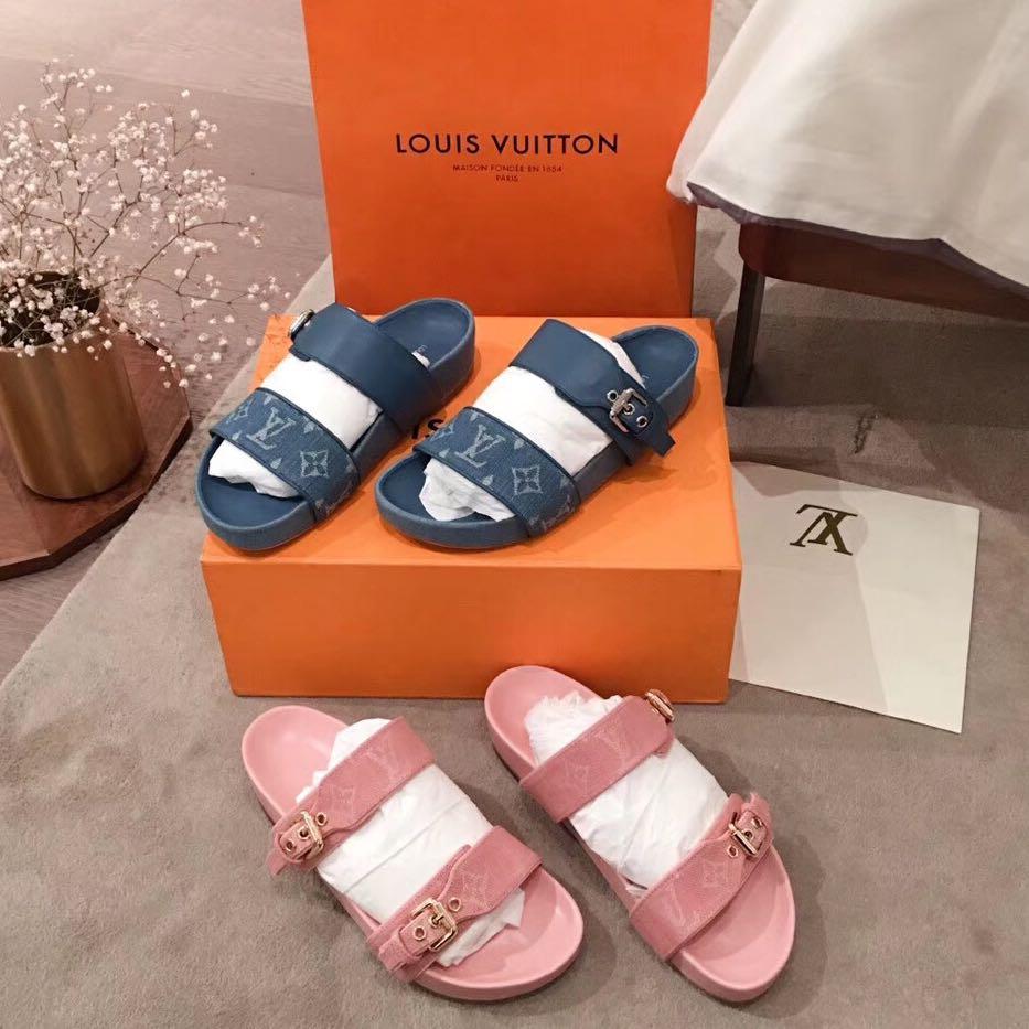 Authentic Louis Vuitton mens sandals, Women's Fashion, Footwear, Sandals on  Carousell