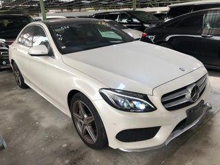 Mercedes C200 AMG RED INTERIOR LIMITED EDITION HIGH SPEC 2015