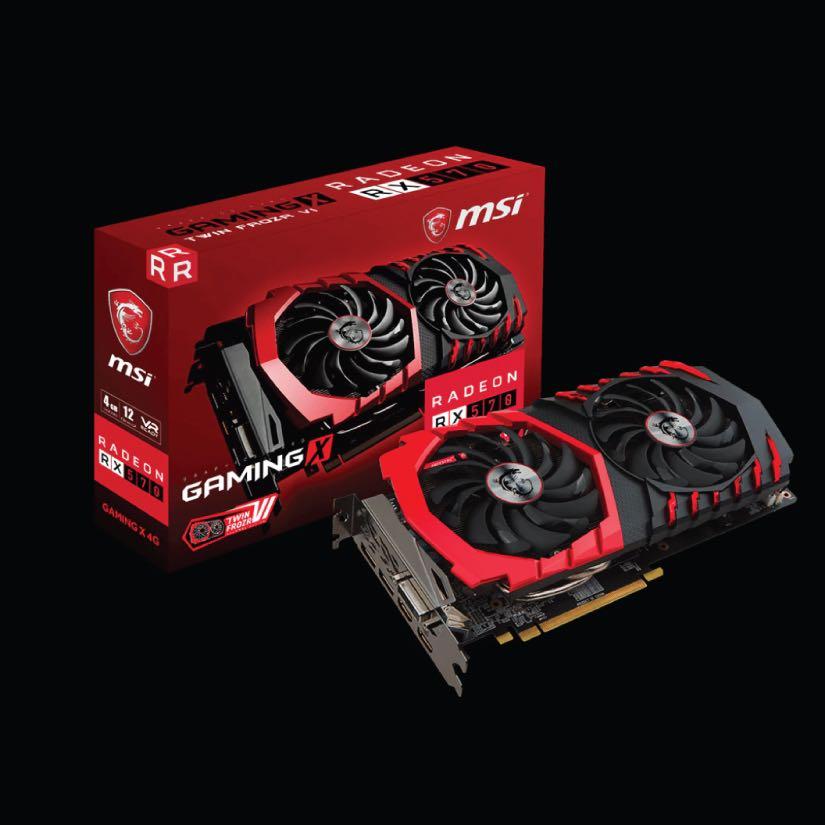 MSI RX570 4gb, Computers & Tech, Parts & Accessories, Networking 