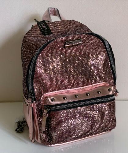 glitter mesh small city backpack