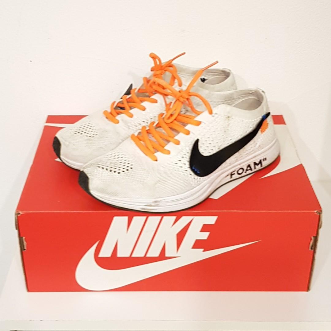Flyknit racer off white best sale