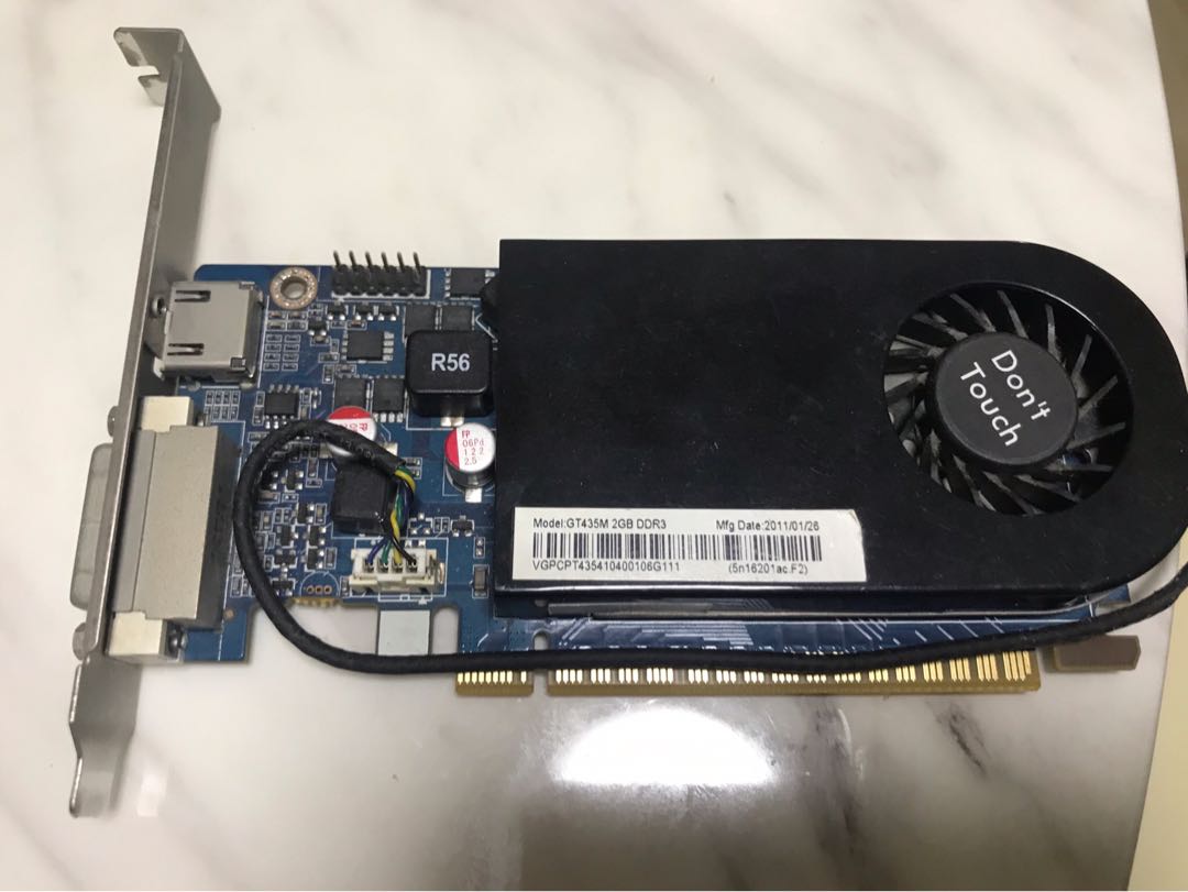Nvidia GT435M Low profile GPU