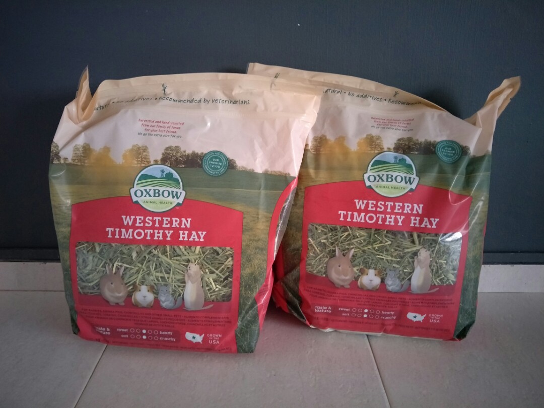 Oxbow Western Timothy Hay, Pet Supplies, Pet Food on Carousell