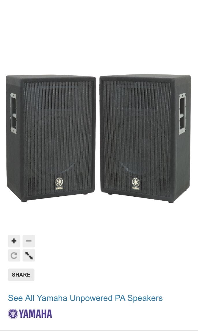 Yamaha a15 hot sale speakers