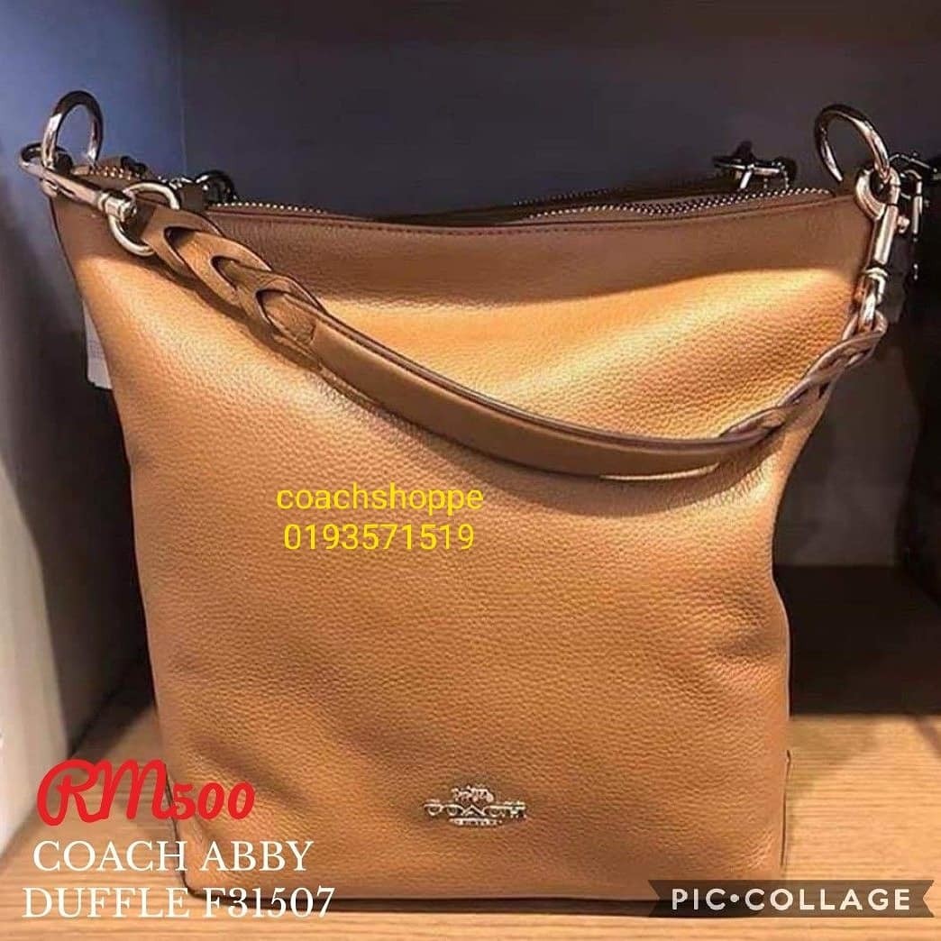 Coach abby duffle best sale shoulder bag