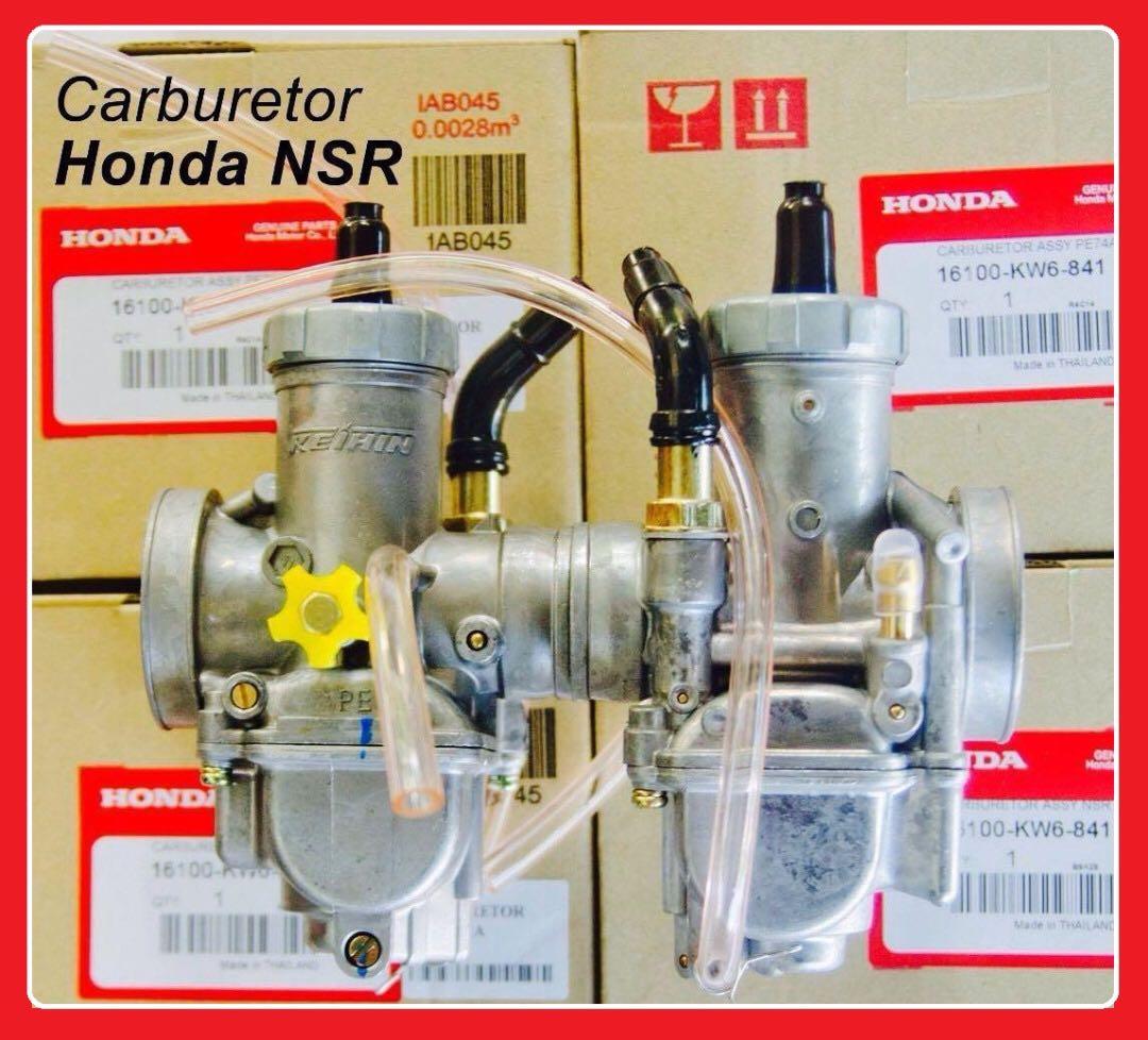 Sc195 Honda Nsr 150 Carburator Karburator 28mm Universal 30mm Slide Copper Racing Spec Keihin Original Motor Motosikal Kapcai Auto Accessories On Carousell