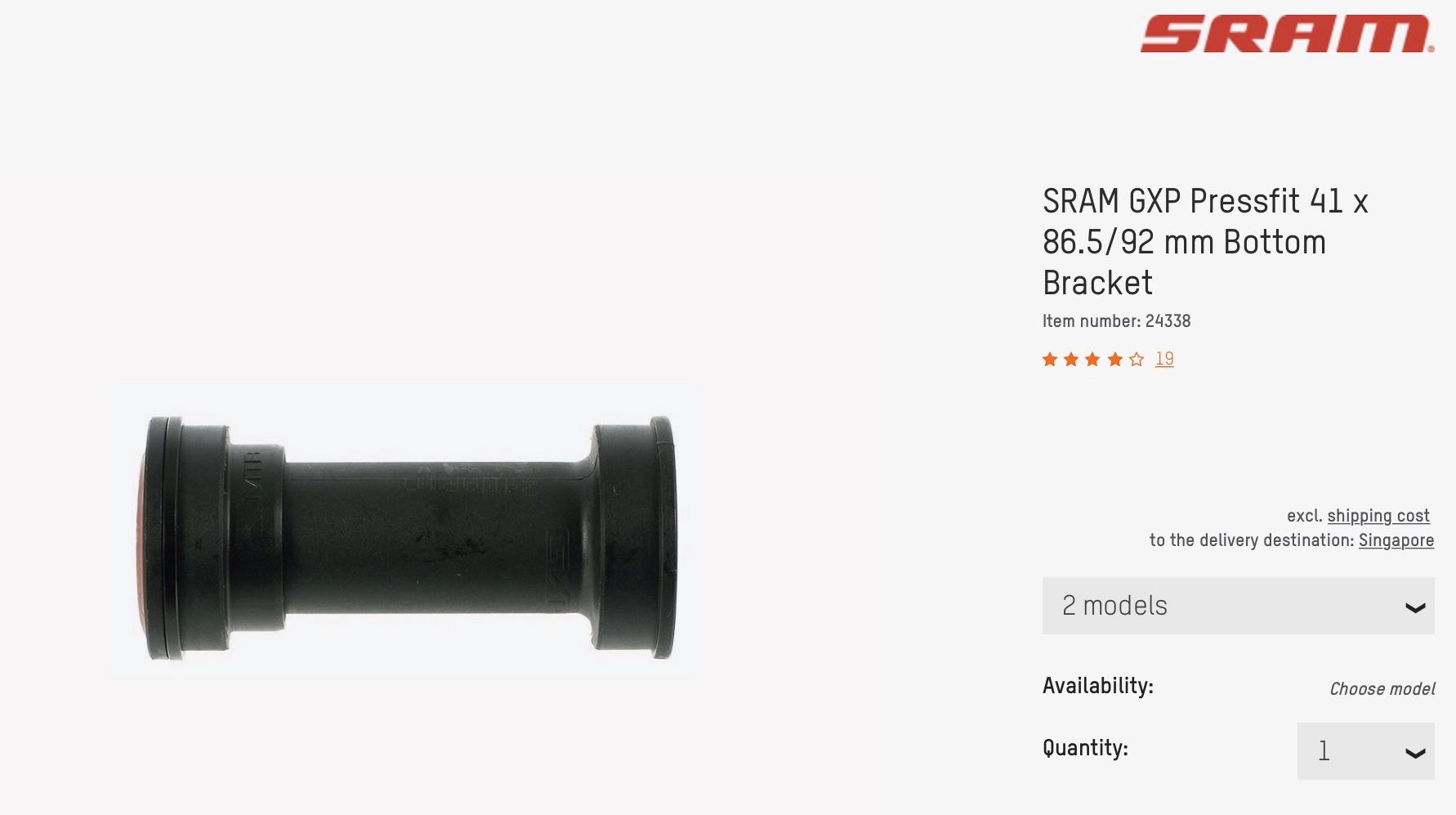 gxp press fit bottom bracket