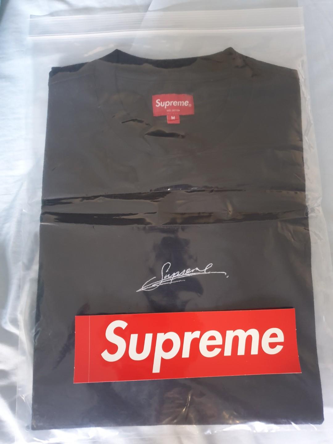 supreme signature tee