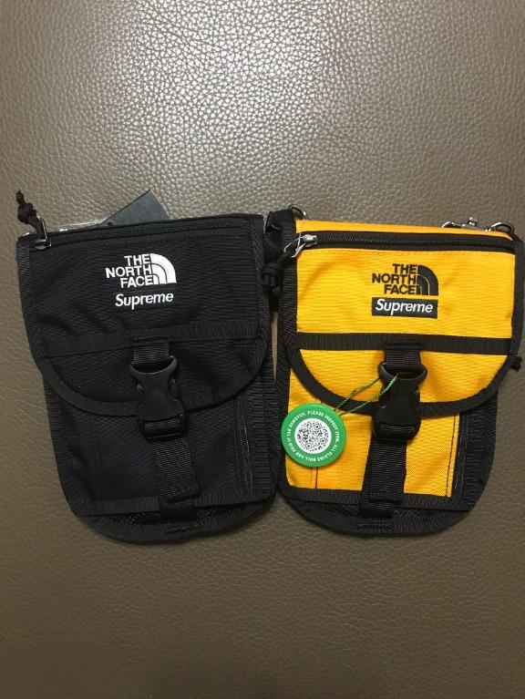 Supreme The North Face RTG Utility Pouch Gold BLACK 黃色 黑色 小包