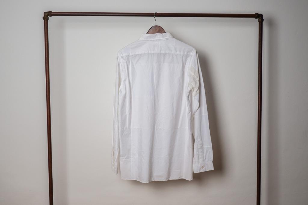 VISVIM ICT WHITE PATCH WORK SHIRT (Category: Shirts) located in Singapore. Submitted by ytcforsale (Listing ID 1001484321, Image 2). Description: Tagged 4 Measurements in Inches Shoulder , Pit to Pit, Length, Arm Length 18 21.5 31 27 Selling Policy: ALL ITEMS AUTHENTIC. It cannot be refunded or returned after purchasing, please consider carefully before buying. Some items may have been ALTERED. do check measurements, I will not be responsible for
