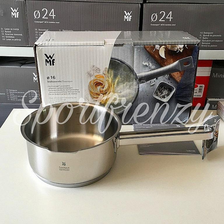 WMF Saucepan (16cm) with Glass Lid (Germany), Furniture  Home Living,  Kitchenware  Tableware, Cookware  Accessories on Carousell