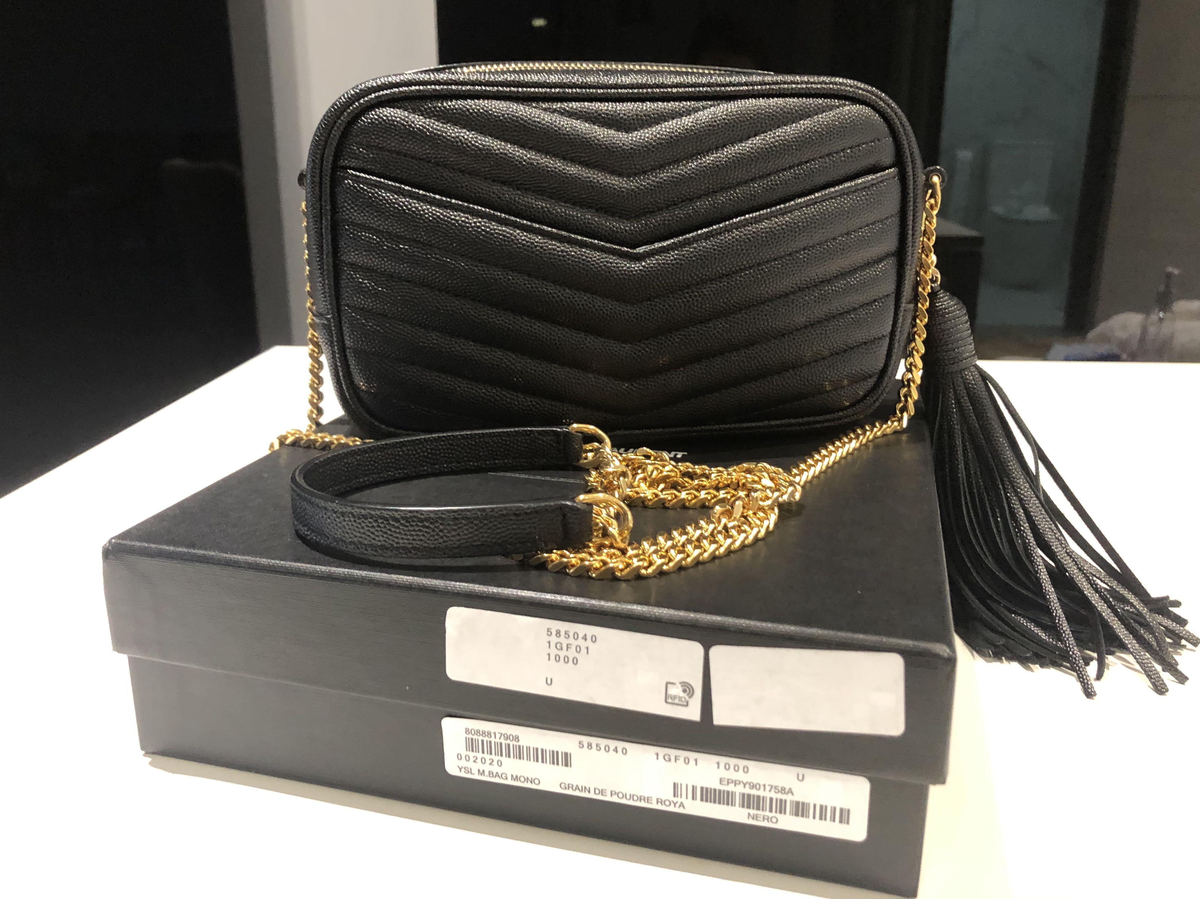 Saint Laurent Mini Lou Camera Bag, Luxury, Bags & Wallets on Carousell