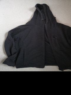Dark blue/black jacket with hood