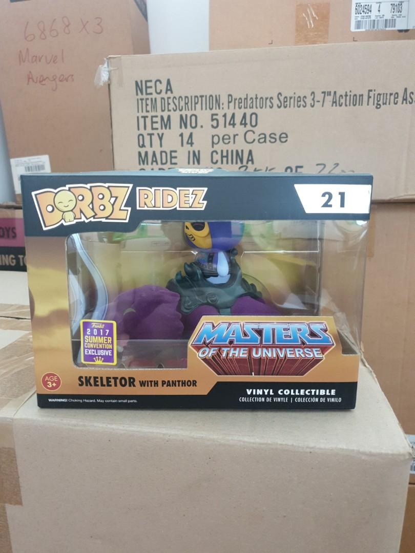 skeletor on panthor pop flocked