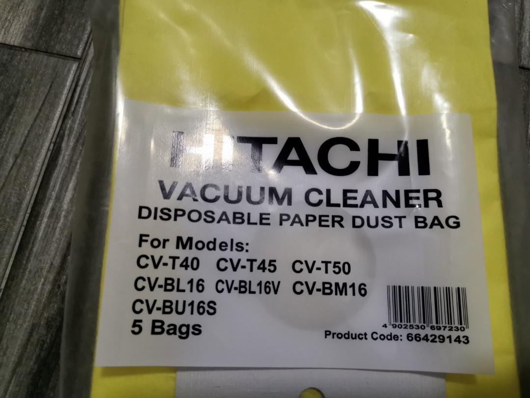 Hitachi vacuum cleaner disposable paper dust bag, TV & Home Appliances