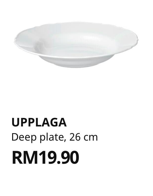 IKEA UPPLAGA dinner sets, Furniture & Home Living, Kitchenware