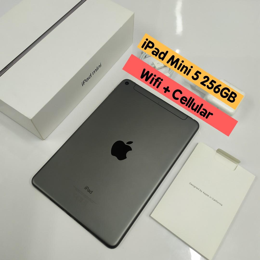 Ipad Mini 5 256gb Wifi Cellular Second Mulus Perfect Telepon Seluler Tablet Tablet Di Carousell