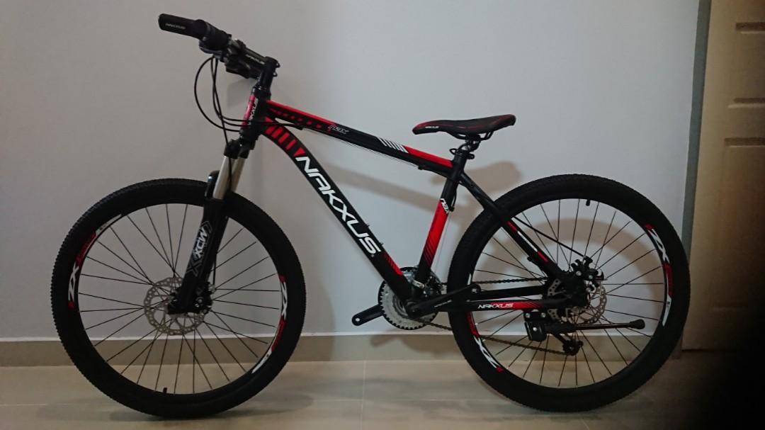 Nakxus Mountain Bike Only 1 Unit Bicycles Pmds Bicycles Mountain Bikes On Carousell