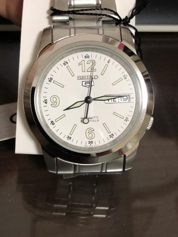 Seiko 5 SNKE57K1 SNKE57K SNKE57 SNKE Automatic Stainless Steel White Dial  Analog Casual Watch