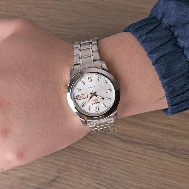 Seiko 5 SNKK09K1 SNKK09K SNKK09 SNKK Automatic Stainless Steel Analog Watch