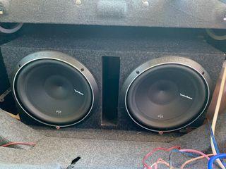 Two 12” subwoofers