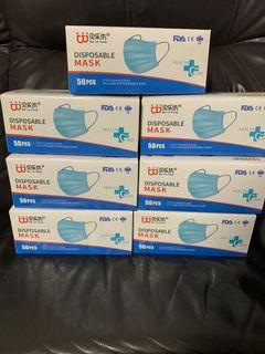 3 ply ear loop disposable mask