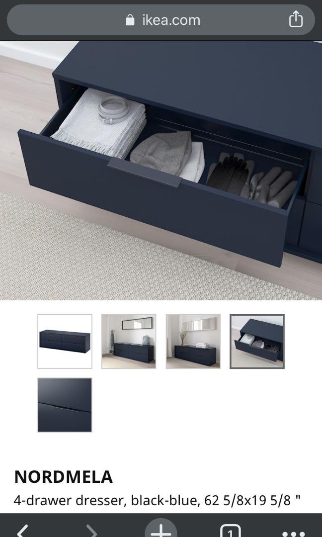 Ikea nordmela outlet 4 drawer dresser