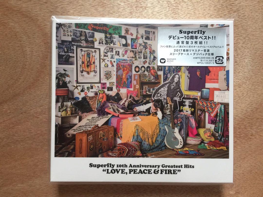 Superfly LOVE, PEACE & FIRE 10th ANNIVERSARY GREATEST HITS 日本版3