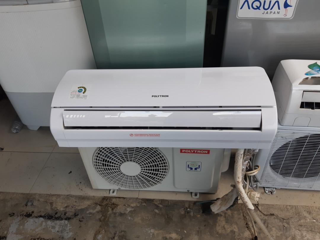 Ac 1 2 Pk Polytron Model Baru R410 Termasuk Pasang Instalasi Elektronik Lainnya Di Carousell