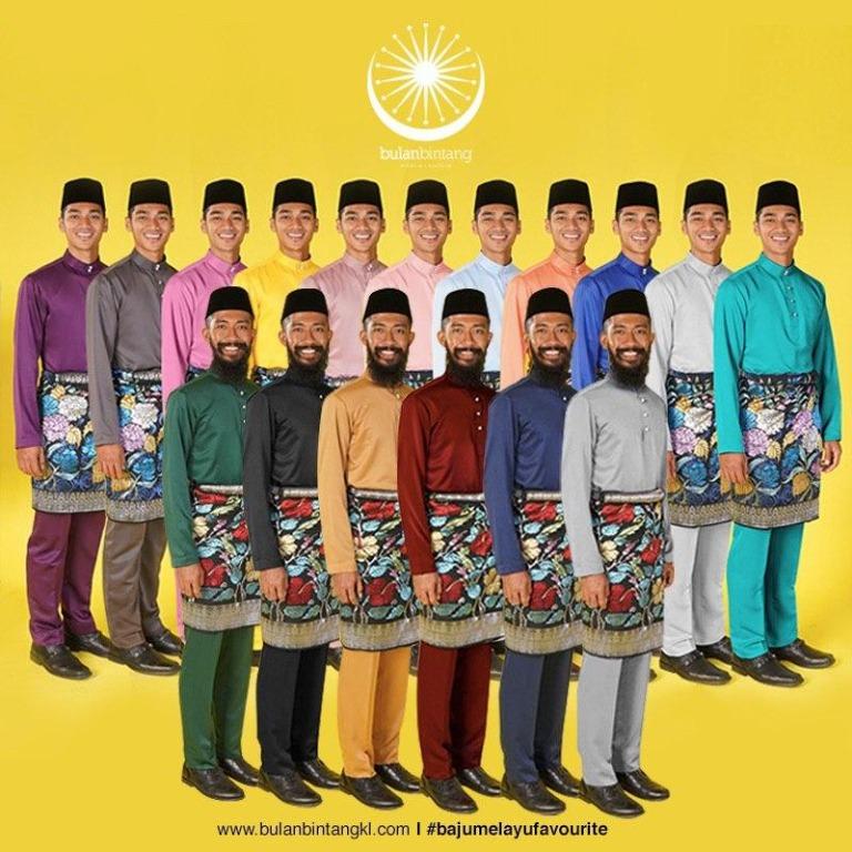 Baju Melayu Bulan Bintang Kl Men S Fashion Clothes Tops On Carousell