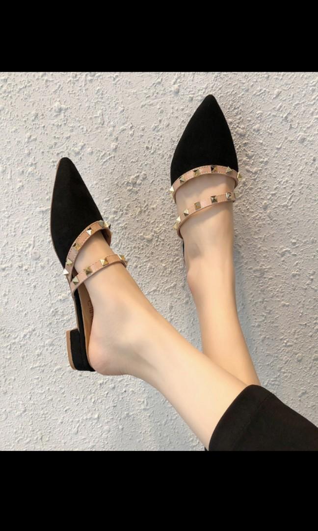 studded mules