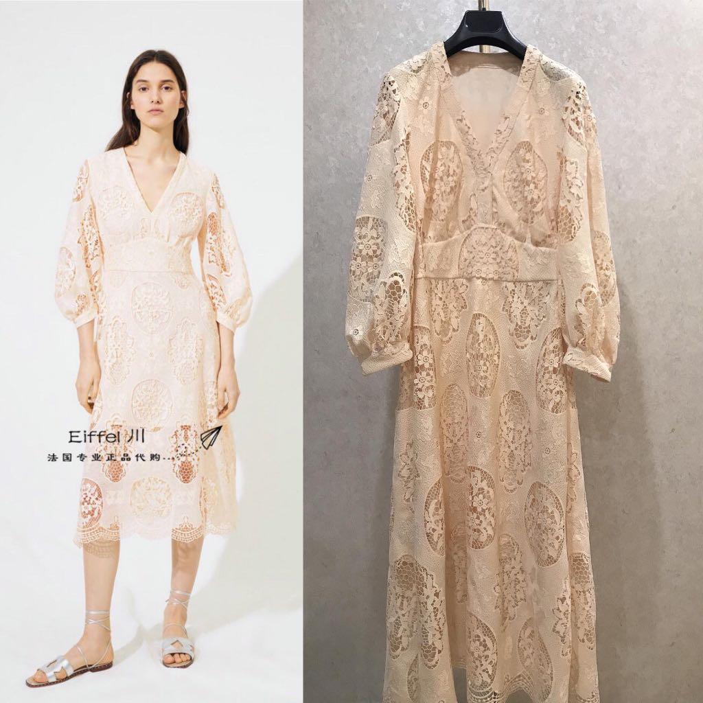 Maje lace dress clearance