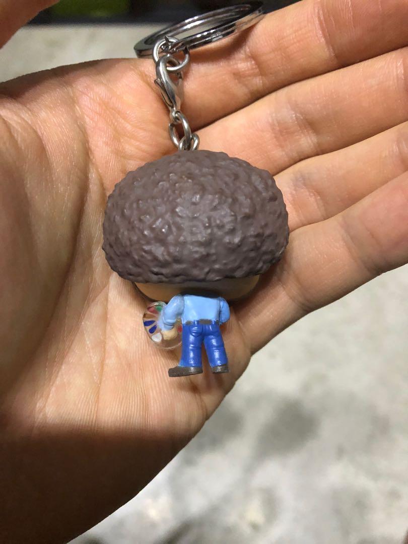 Bob ross funko keychain top