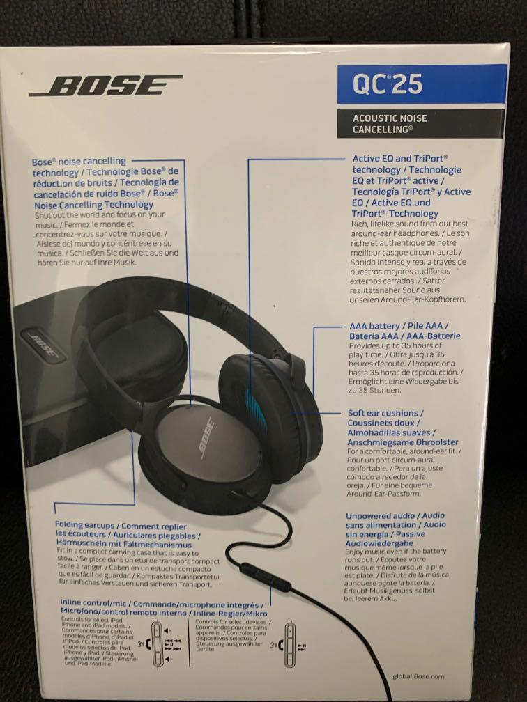 Bose QuietComfort QC 25 (Category: Headphones & Headsets) located in Mandaluyong City. Submitted by richardr2000 (Listing ID 1001797919, Image 2). Description: BRAND NEW For iPod, iPhone, iPad.