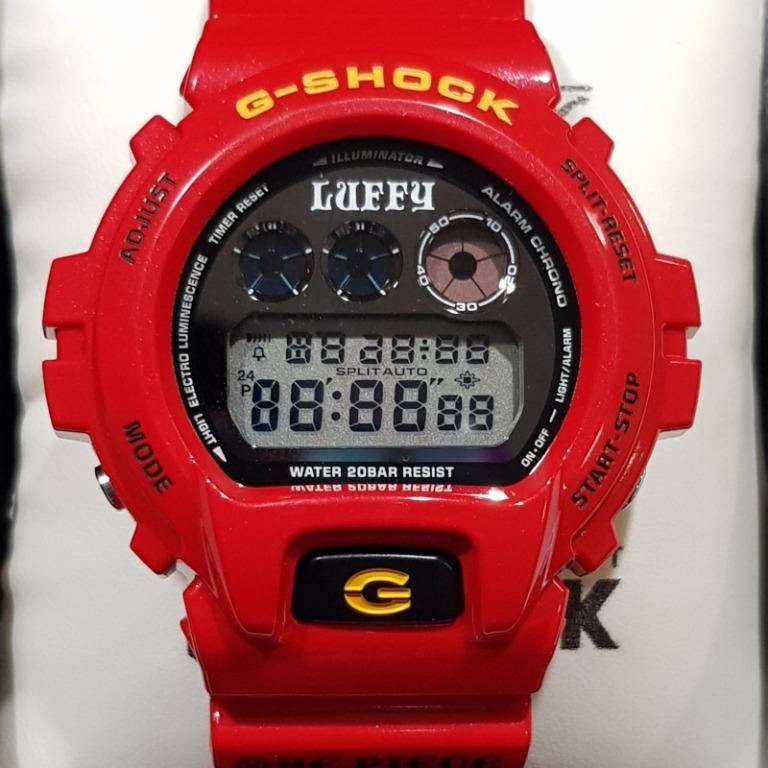 Brand New Authentic One Piece Red DW 6900FS Casio G shock Limited
