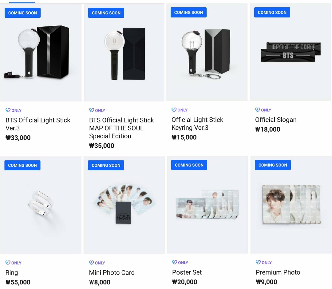 Pre Order Bts Map Of The Soul Tour Official Merchandise K Wave On Carousell