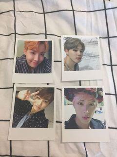 BTS Wings photocards