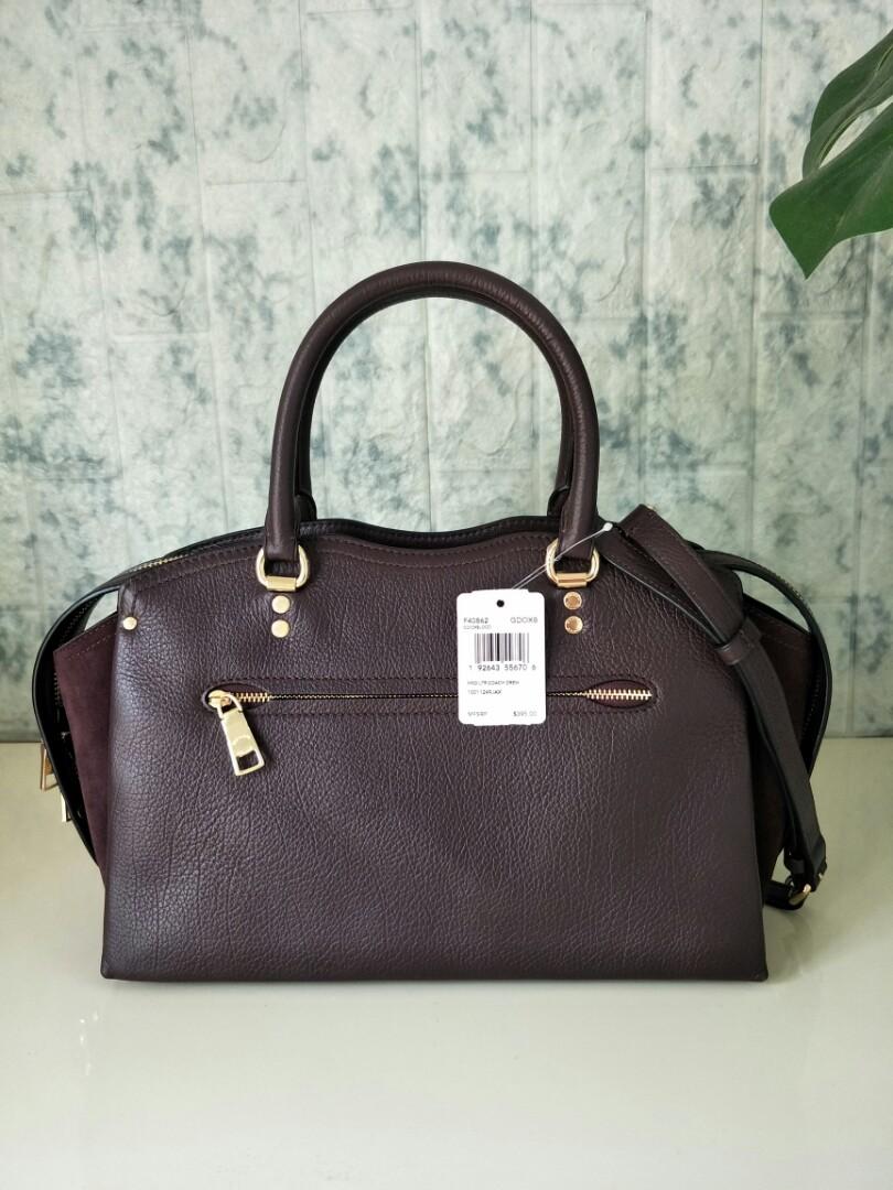 Coach drew satchel oxblood sale