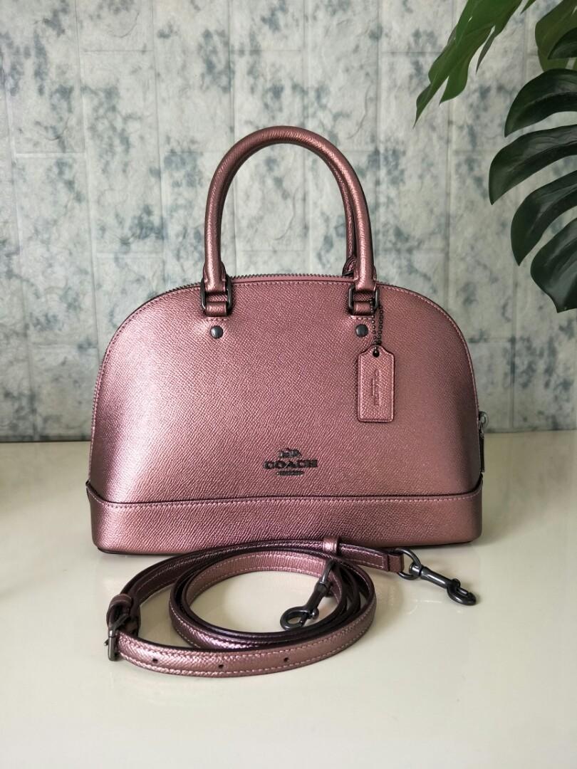 coach mini sierra rose gold