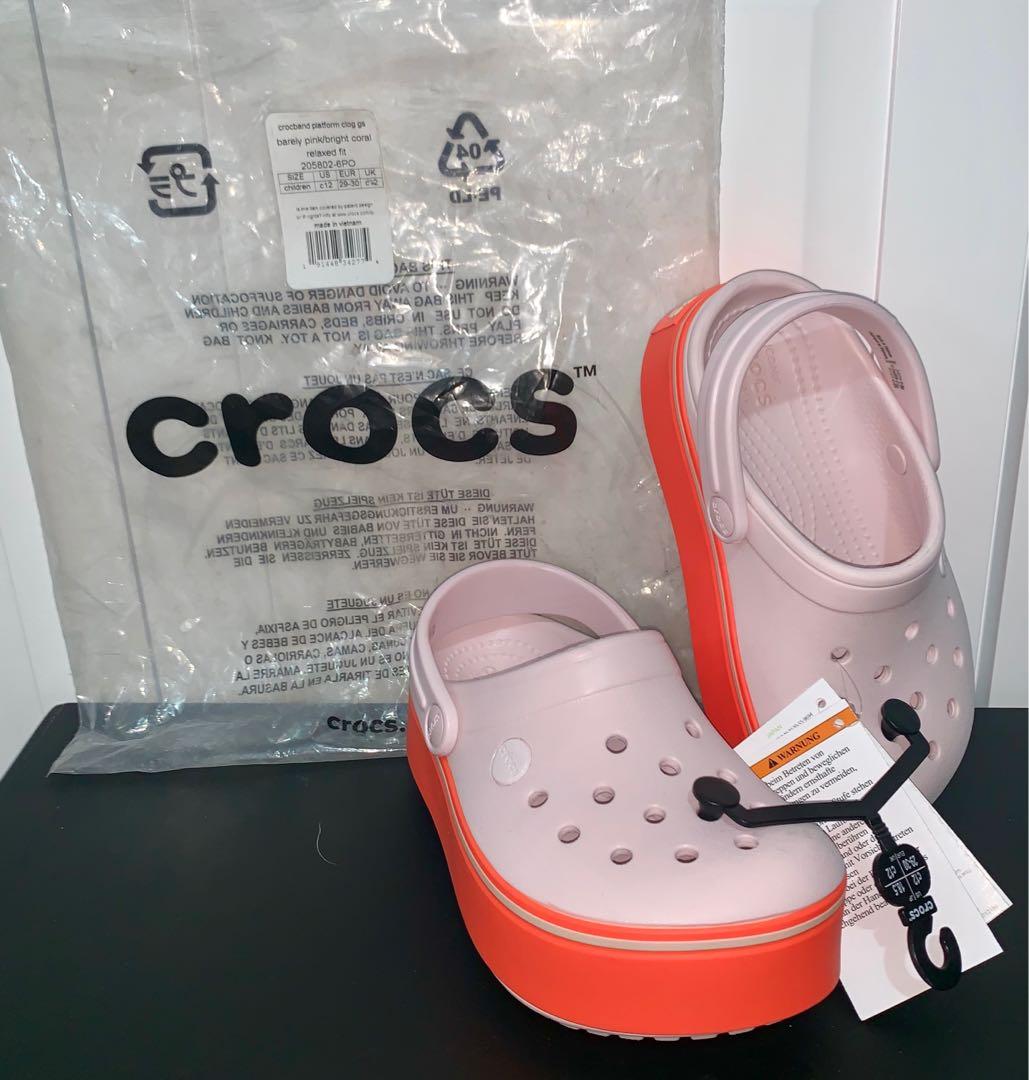 kids platform crocs