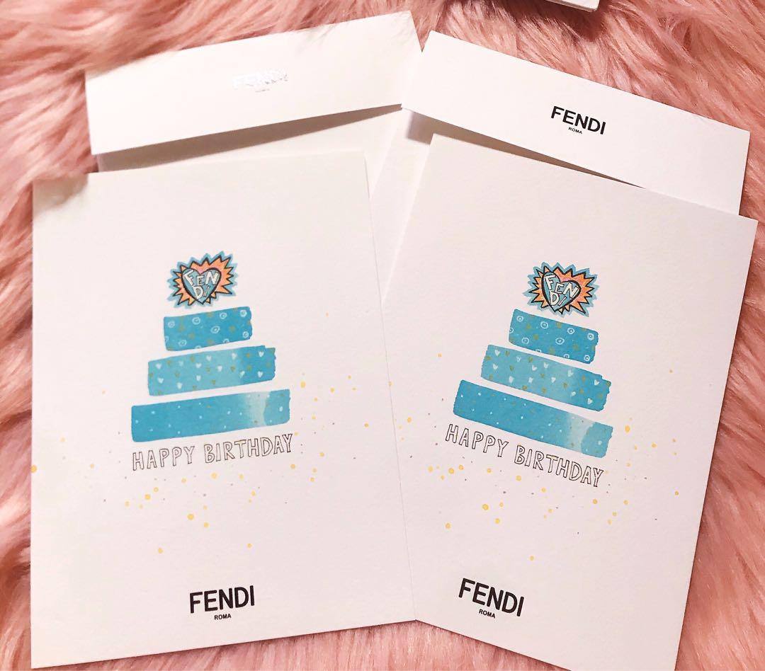Fendi birthday card clearance